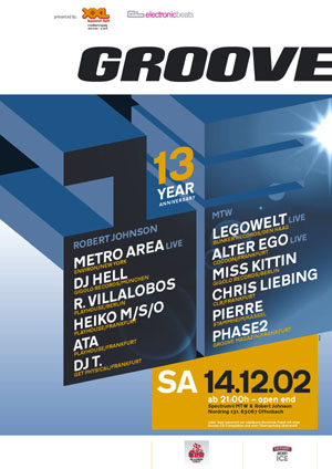 13JahreGroove@MTW_14dez2002_flyer